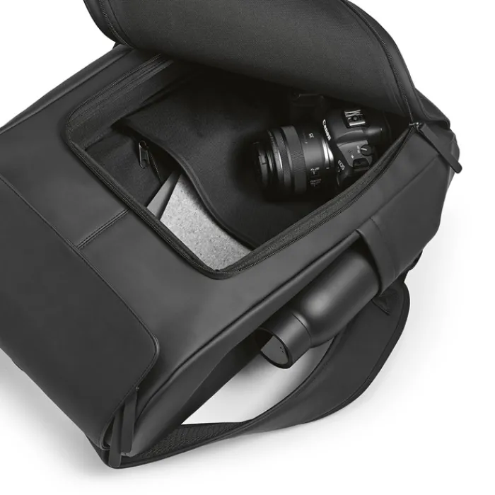 Gift Campaign Zaino da 20l in ecopelle con tasca imbottita posteriore per pc portatili> Zaini Porta Pc|Zaini Da Viaggio