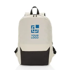 Gift Campaign Zaino da viaggio bicolore in rPET con tasca per pc da 15,6''><noscript><img width=