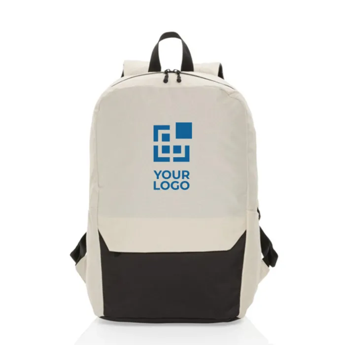 Gift Campaign Zaino da viaggio bicolore in rPET con tasca per pc da 15,6''> Zaini Porta Pc|Zaini Da Viaggio