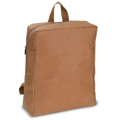 Gift Campaign Zaino di carta kraft foderato in cotone 105g/m2 con rinforzo in schiuma> Zaini Da Viaggio
