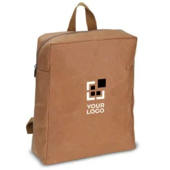 Gift Campaign Zaino di carta kraft foderato in cotone 105g/m2 con rinforzo in schiuma></noscript> Zaini Da Viaggio