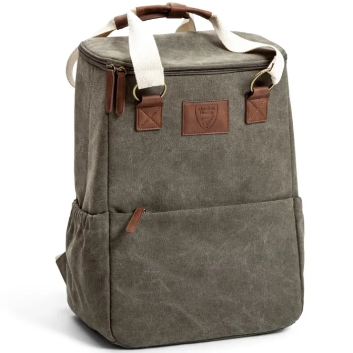 Gift Campaign Zaino frigo in tela con maniglia resistente e vari scomparti da 23l> Borse Termiche