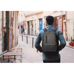 Gift Campaign Zaino impermeabile in nylon riciclato ed rPET 210D con tasca PC 17''><noscript><img width=