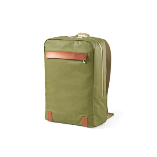 Gift Campaign Zaino in cotone riciclato 340g/m2 con dettagli in finta pelle riciclata> Zaini Porta Pc