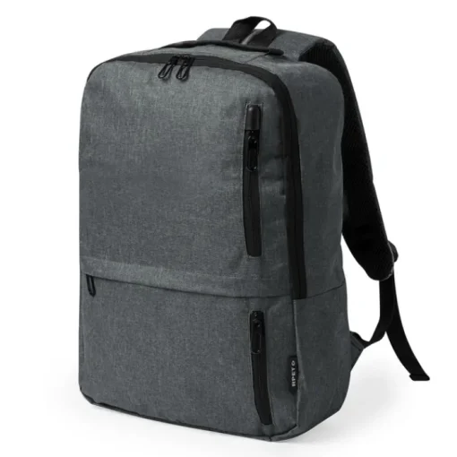 Gift Campaign Zaino in 600D RPET con 3 tasche frontali ed una interna per pc 15''> Zaini Porta Pc