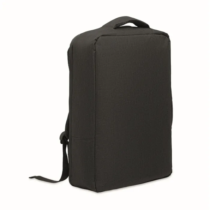 Gift Campaign Zaino in RPET con effetto mélange e supporto per trolley da 15''> Zaini Porta Pc