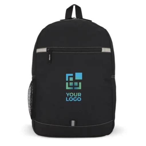 Gift Campaign Zaino in RPET con tasca frontale e dettaglio riflettente> Zaini Da Viaggio