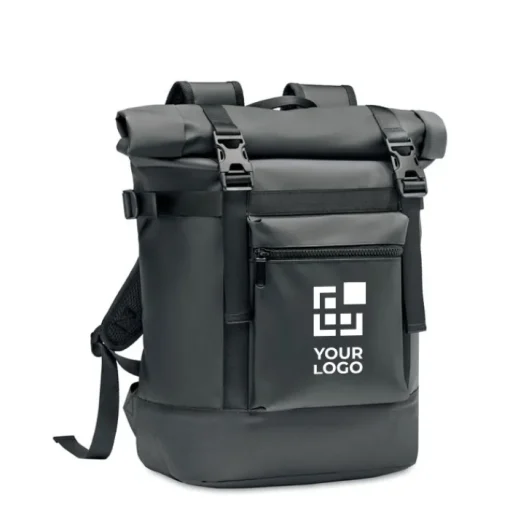 Gift Campaign Zaino in tela 50C con chiusura roll top ed imbottitura> Zaini Da Viaggio
