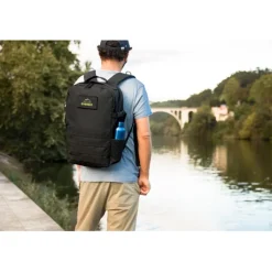 Gift Campaign Zaino militare in poliestere riciclato con cinghie ed etichetta><noscript><img width=