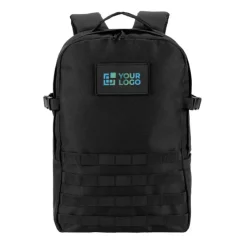 Gift Campaign Zaino militare in poliestere riciclato con cinghie ed etichetta><noscript><img width=