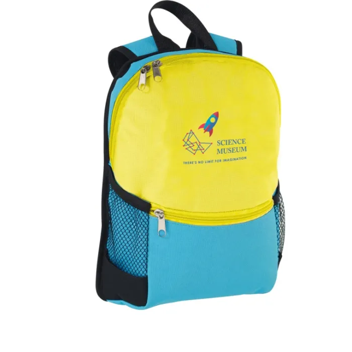 Gift Campaign Zaino per bamini bicolore con tasca frontale e rete laterali KidsColor> Zaini Per Bambini