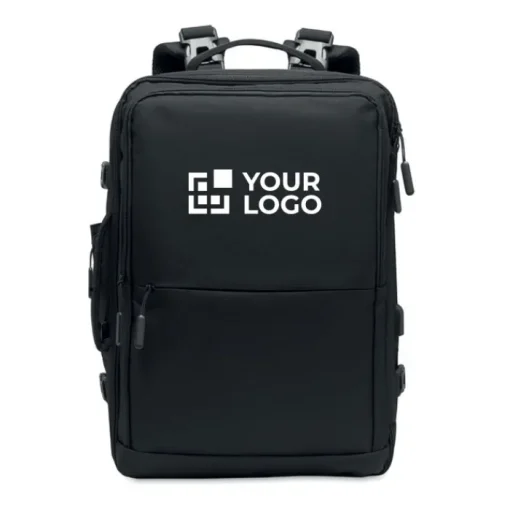 Gift Campaign Zaino personalizzato con maniglia laterale e uscita USB Business Trip> Zaini Porta Pc|Zaini Da Viaggio