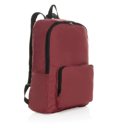 Gift Campaign Zaino pieghevole in poliestere riciclato 300D con tasca frontale> Zaini Da Viaggio