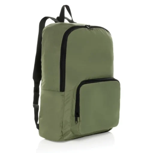 Gift Campaign Zaino pieghevole in poliestere riciclato 300D con tasca frontale> Zaini Da Viaggio