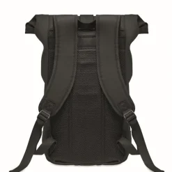 Gift Campaign Zaino promozionale Rolltop chiusura velcro fondo in RPET 340g/m2 Roll> Zaini Da Viaggio