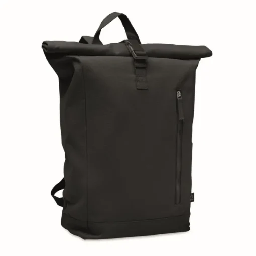 Gift Campaign Zaino roll top in cotone riciclato 390 g/m² con cerniera anteriore> Zaini Da Viaggio
