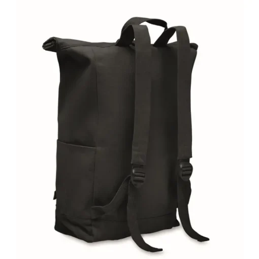 Gift Campaign Zaino roll top in cotone riciclato 390 g/m² con cerniera anteriore> Zaini Da Viaggio