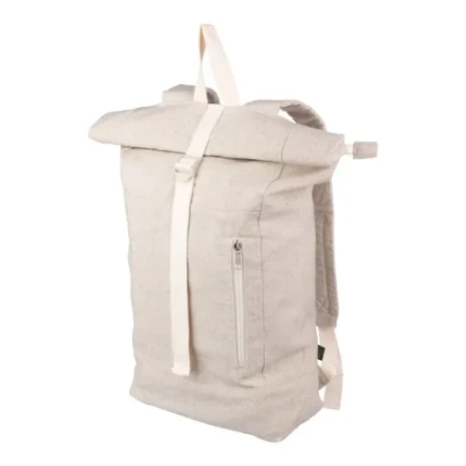Gift Campaign Zaino rolltop in canapa da 280 g/m² con fodera in cotone con fibbia> Zaini Da Viaggio