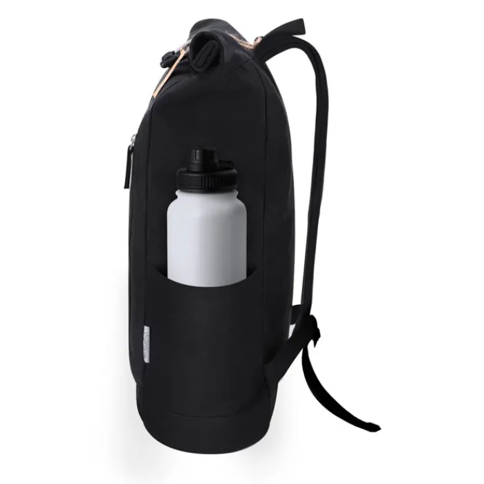 Gift Campaign Zaino roll-top in canvas 100% riciclato 280 g/m² con chiusura a fibbia> Zaini Da Viaggio