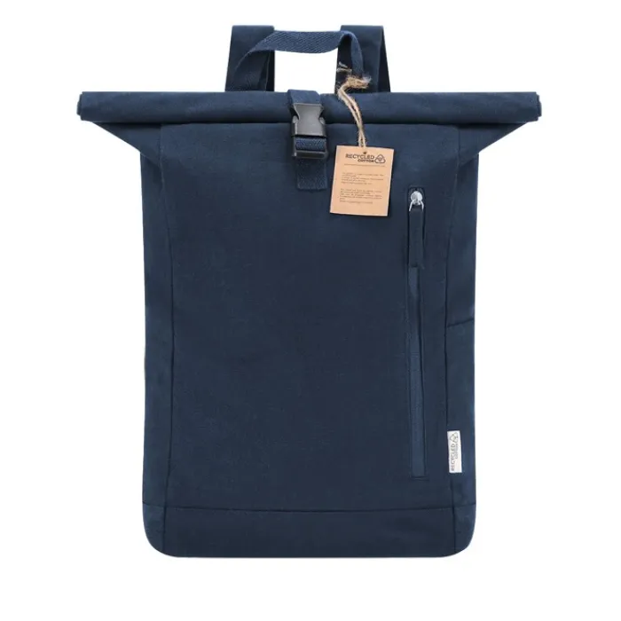 Gift Campaign Zaino roll-top in canvas 100% riciclato 280 g/m² con chiusura a fibbia> Zaini Da Viaggio