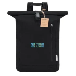 Gift Campaign Zaino roll-top in canvas 100% riciclato 280 g/m² con chiusura a fibbia><noscript><img width=