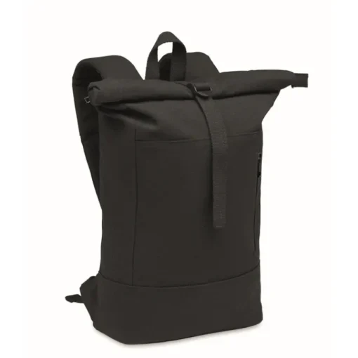 Gift Campaign Zaino roll-top in cotone e poliestere riciclato con tasca per pc 15''> Zaini Porta Pc