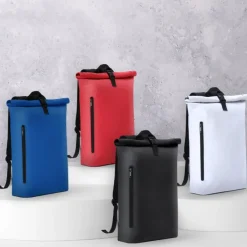 Gift Campaign Zaino roll-top in morbido PU con tasca imbottita per il pc da 15''><noscript><img width=