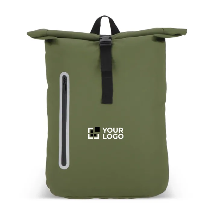 Gift Campaign Zaino roll-top in PU con dettagli riflettenti 20L> Zaini Sportivi