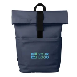 Gift Campaign Zaino rolltop in PU con tasca frontale e laterale e scomparto pc 15''><noscript><img width=