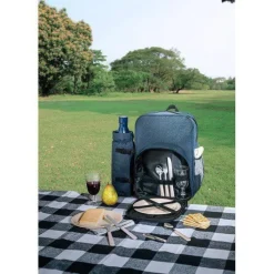 Gift Campaign Zaino termico per picnic in poliestere riciclato con utensili><noscript><img width=