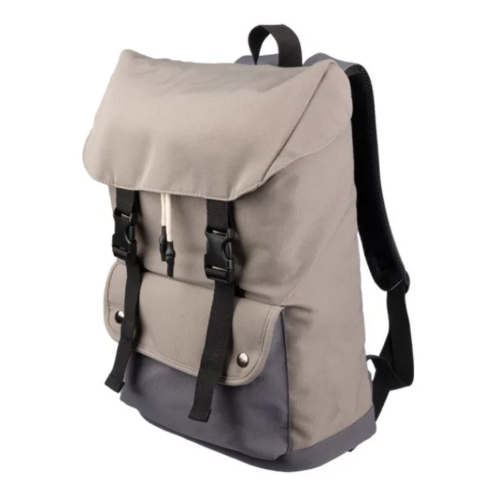 Gift Campaign Zaino tricolore con patta che si chiude con 2 fibbie e tasca pc 15''> Zaini Porta Pc